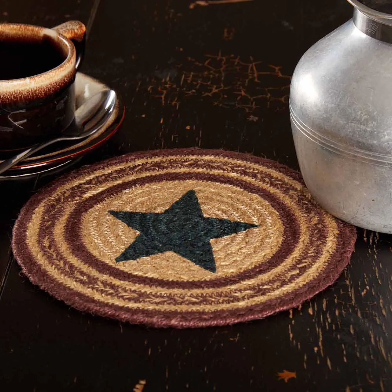Potomac Jute Trivet Stencil Star
