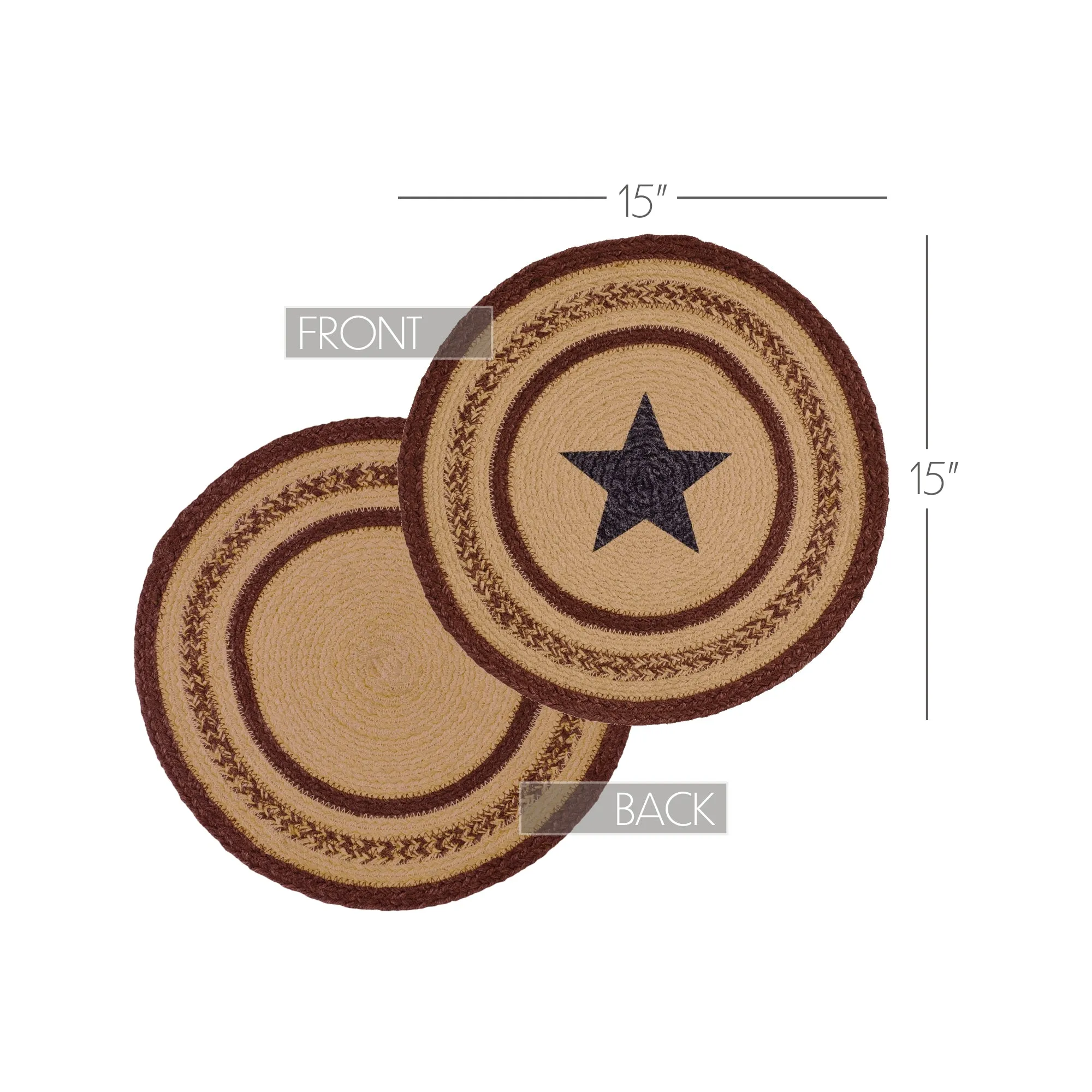 Potomac Jute Trivet Stencil Star