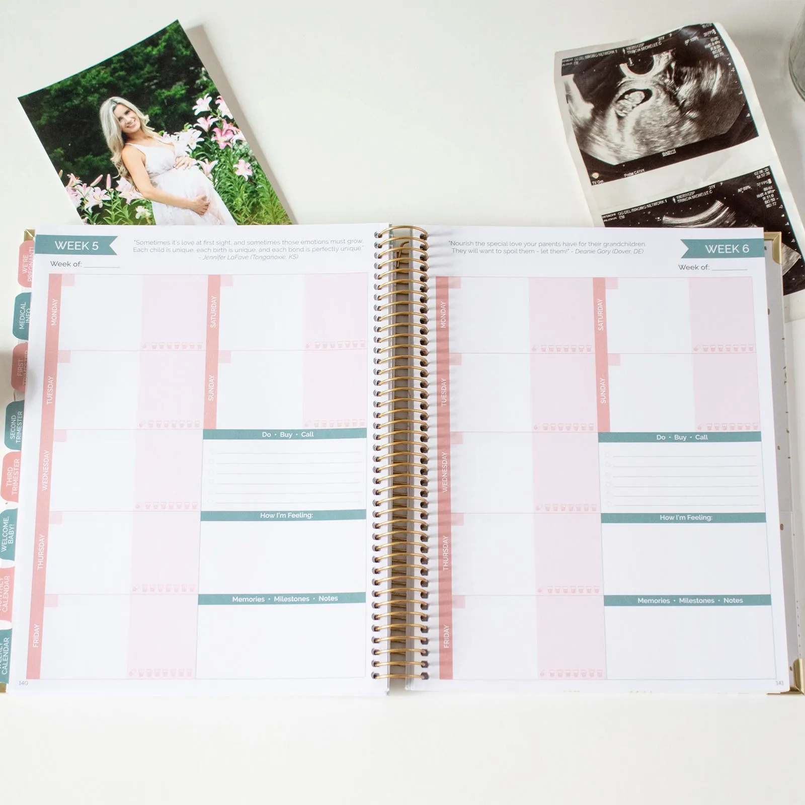 Pregnancy & Baby's First Year Planner & Calendar, The Story of You