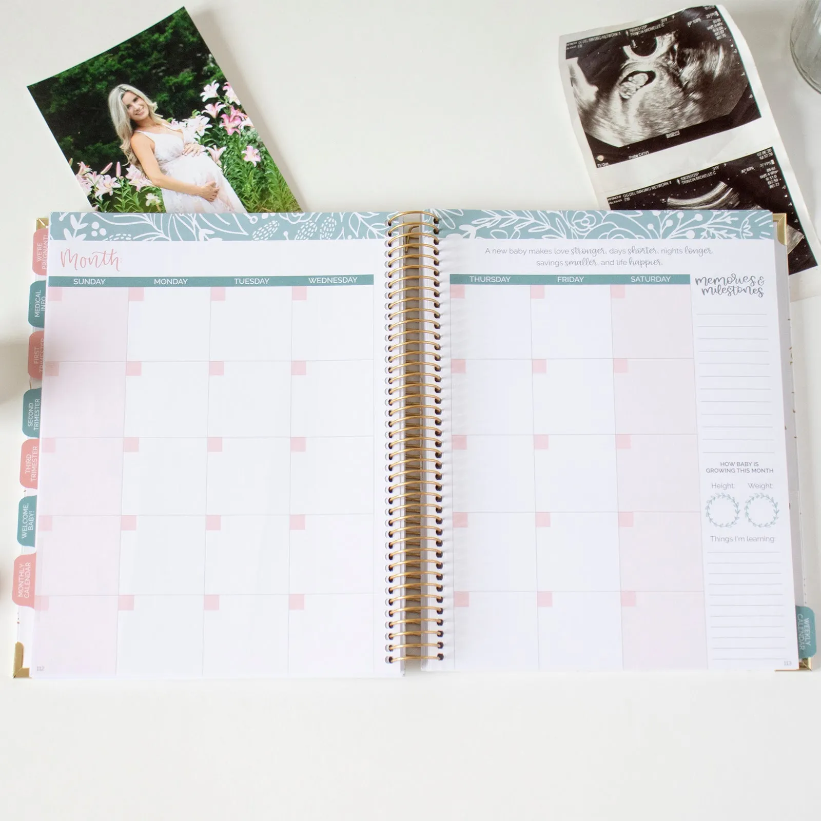 Pregnancy & Baby's First Year Planner & Calendar, The Story of You