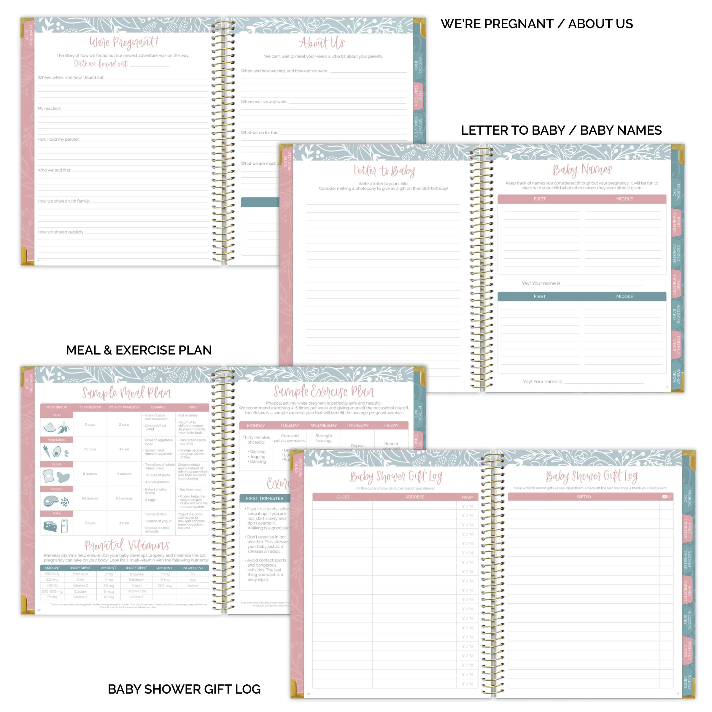 Pregnancy & Baby's First Year Planner & Calendar, The Story of You