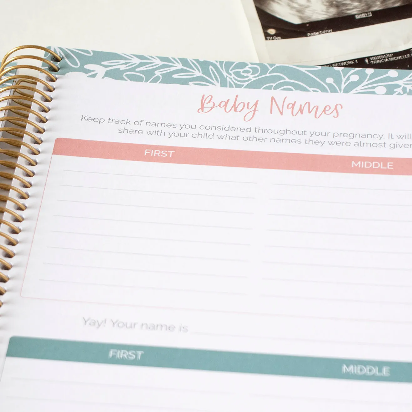 Pregnancy & Baby's First Year Planner & Calendar, The Story of You