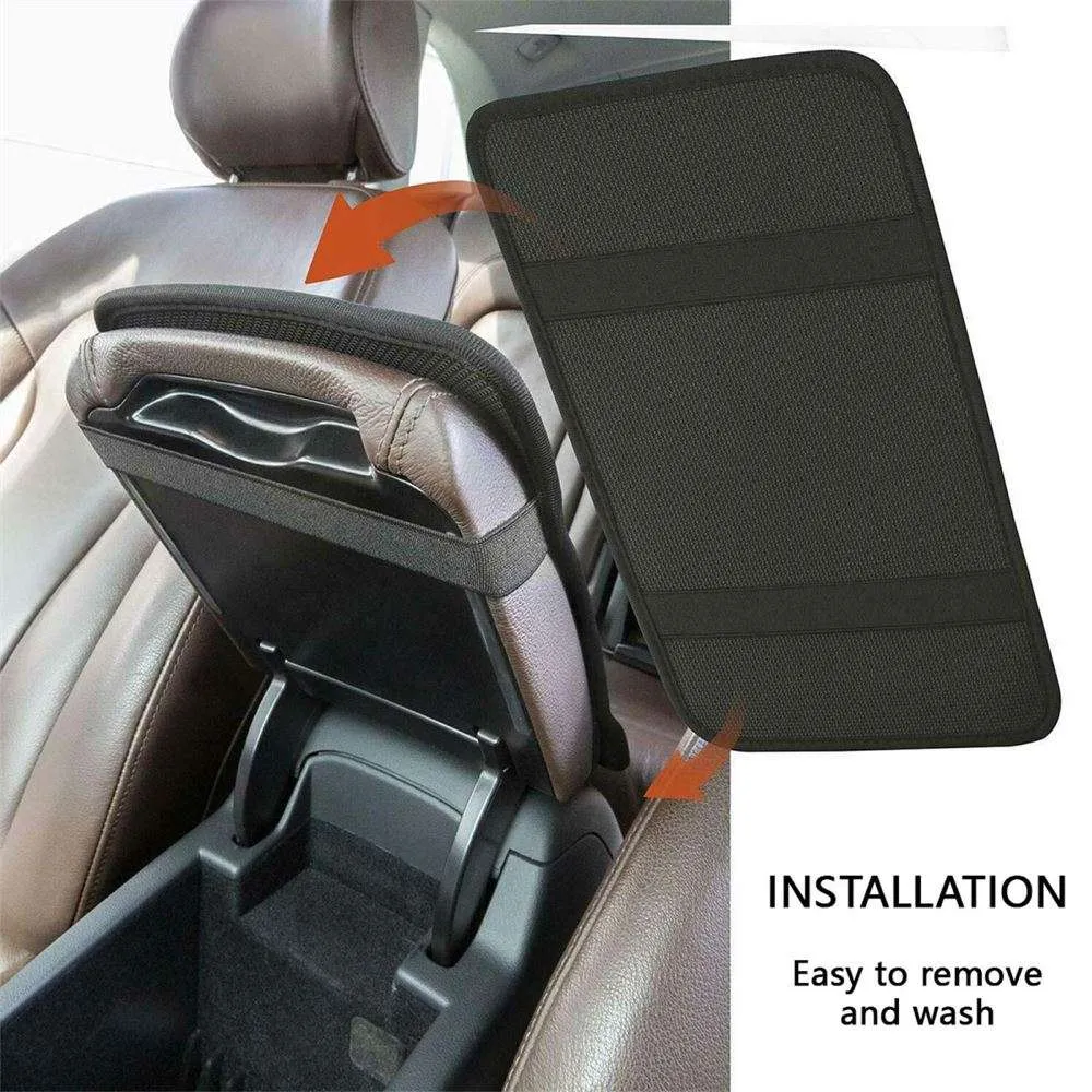 Psalm 9419 When Anxiety Was Great Within Me Seat Box Cover, Bible Verse Car Center Console Cover, Scripture Interior Car Accessories