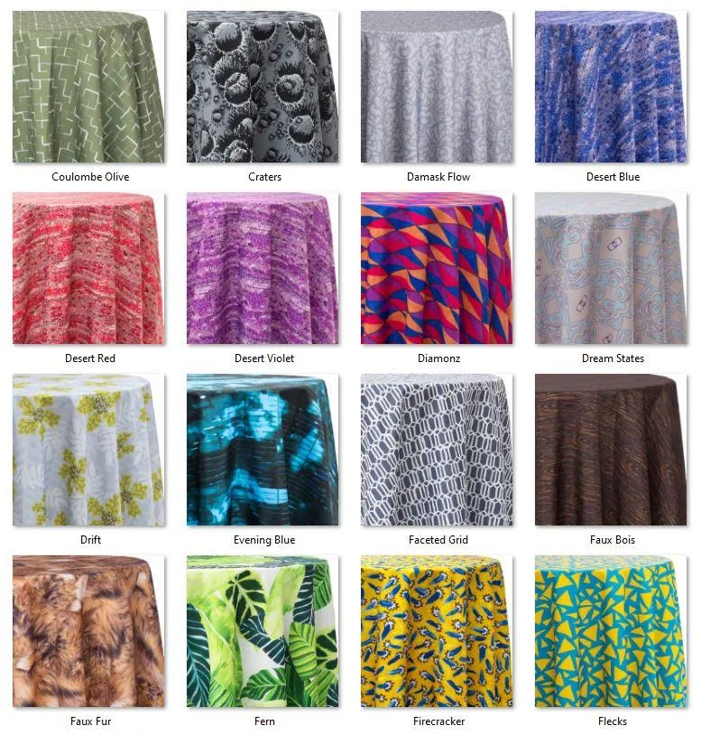 Rectangular Tablecloth with Prints