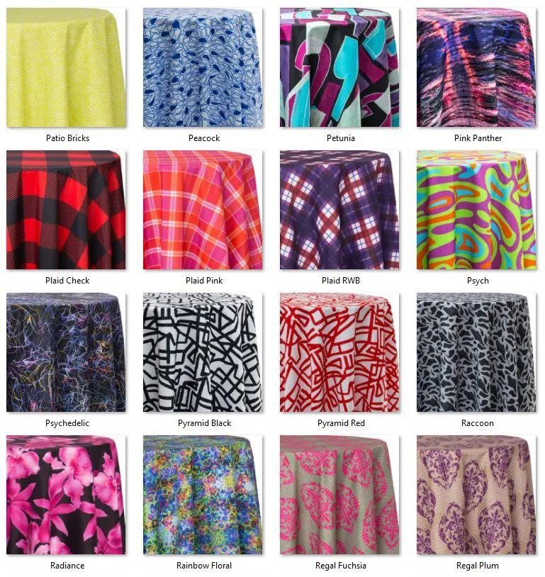 Rectangular Tablecloth with Prints