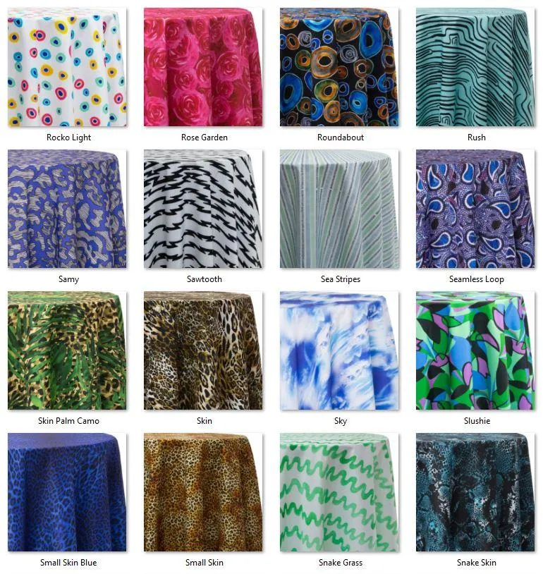 Rectangular Tablecloth with Prints