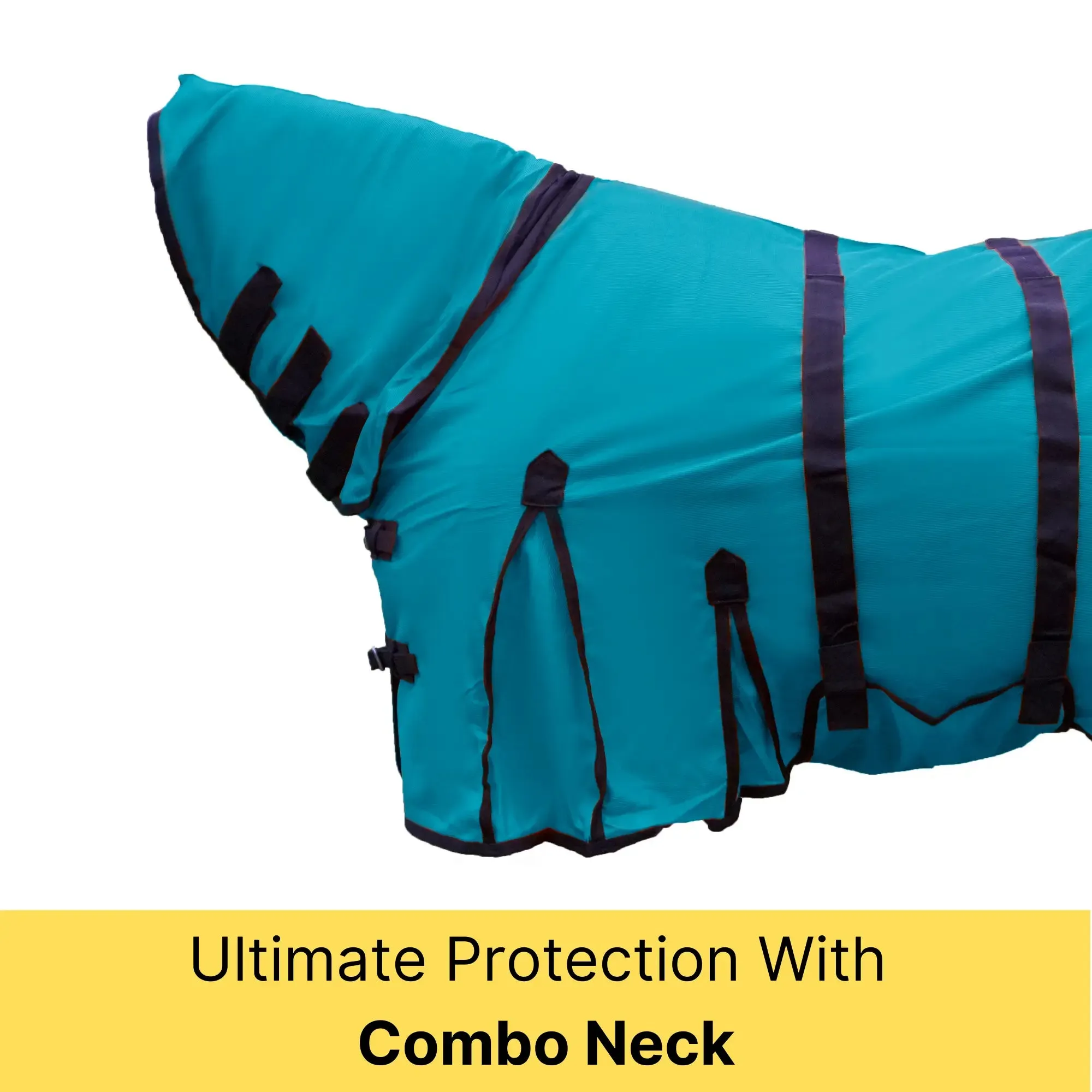Resistance Durable Mesh Combo Fly Summer Sheet with Belly Guard and Combo Neck Cover