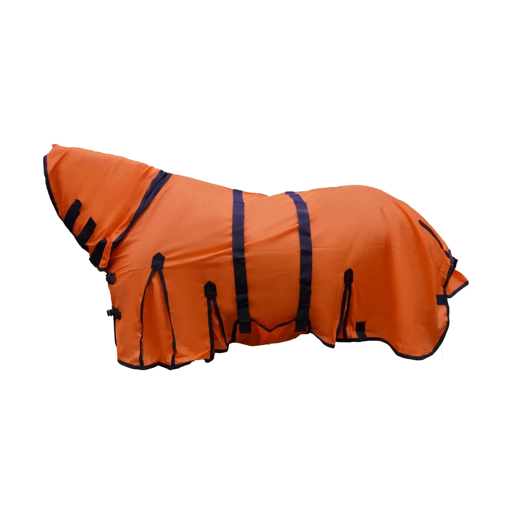 Resistance Durable Mesh Combo Fly Summer Sheet with Belly Guard and Combo Neck Cover