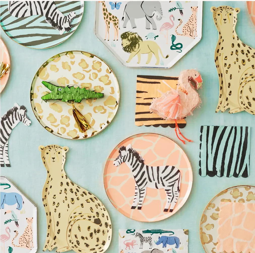 Safari Animal Print Sm Napkins