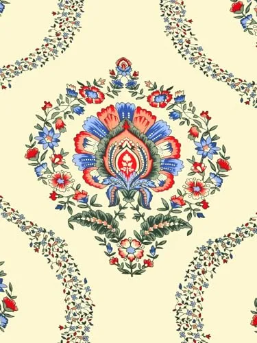 Salona Bichona Floral Cotton Yellow Flannel Single Dohar