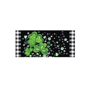 Shamrocks Buffalo Plaid Sassafras Mat