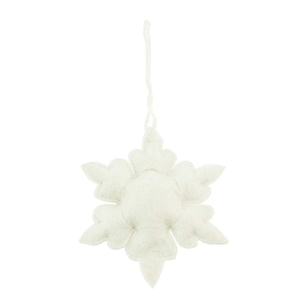 Shimmer White Star Ornament