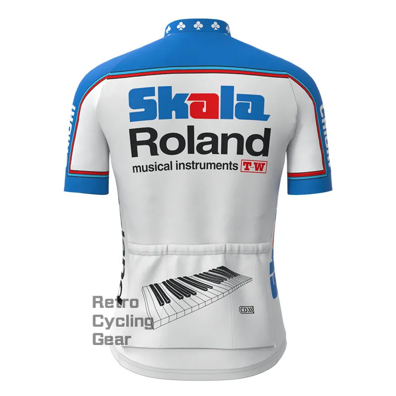 Skala Blue Retro Short sleeves Jersey