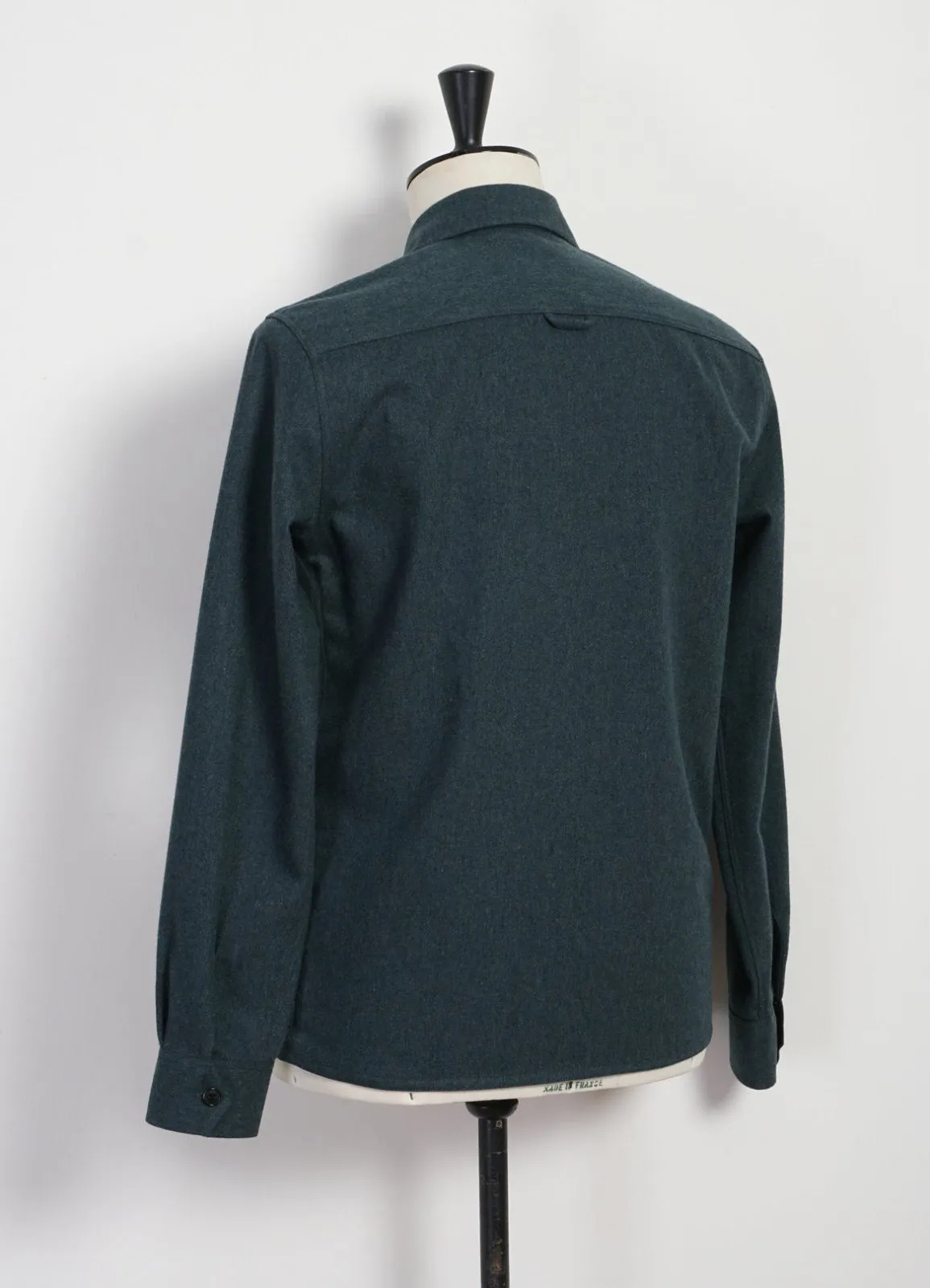 STEFAN | Worker Over Shirt | Moss Green