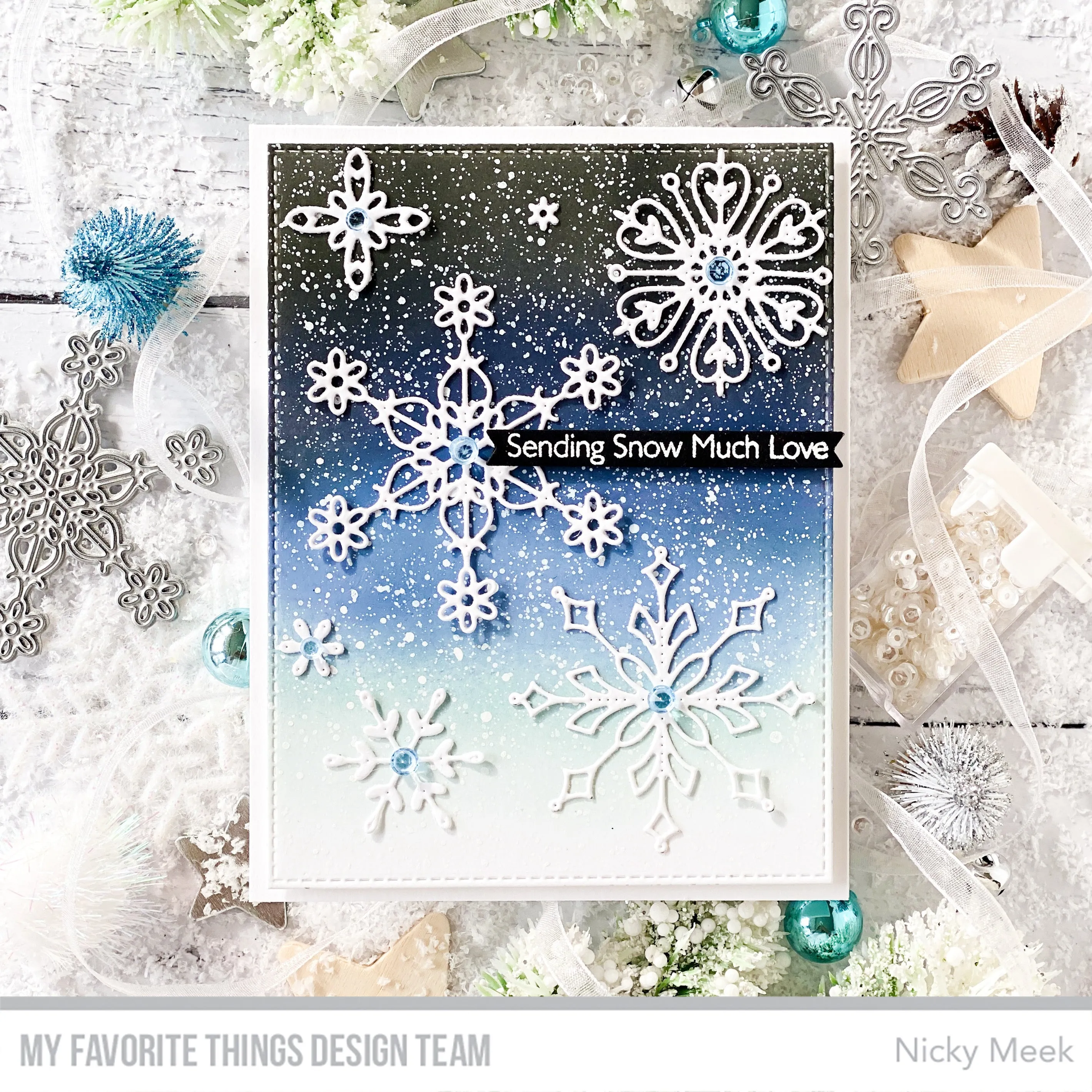 Stylish Snowflakes Die-namics