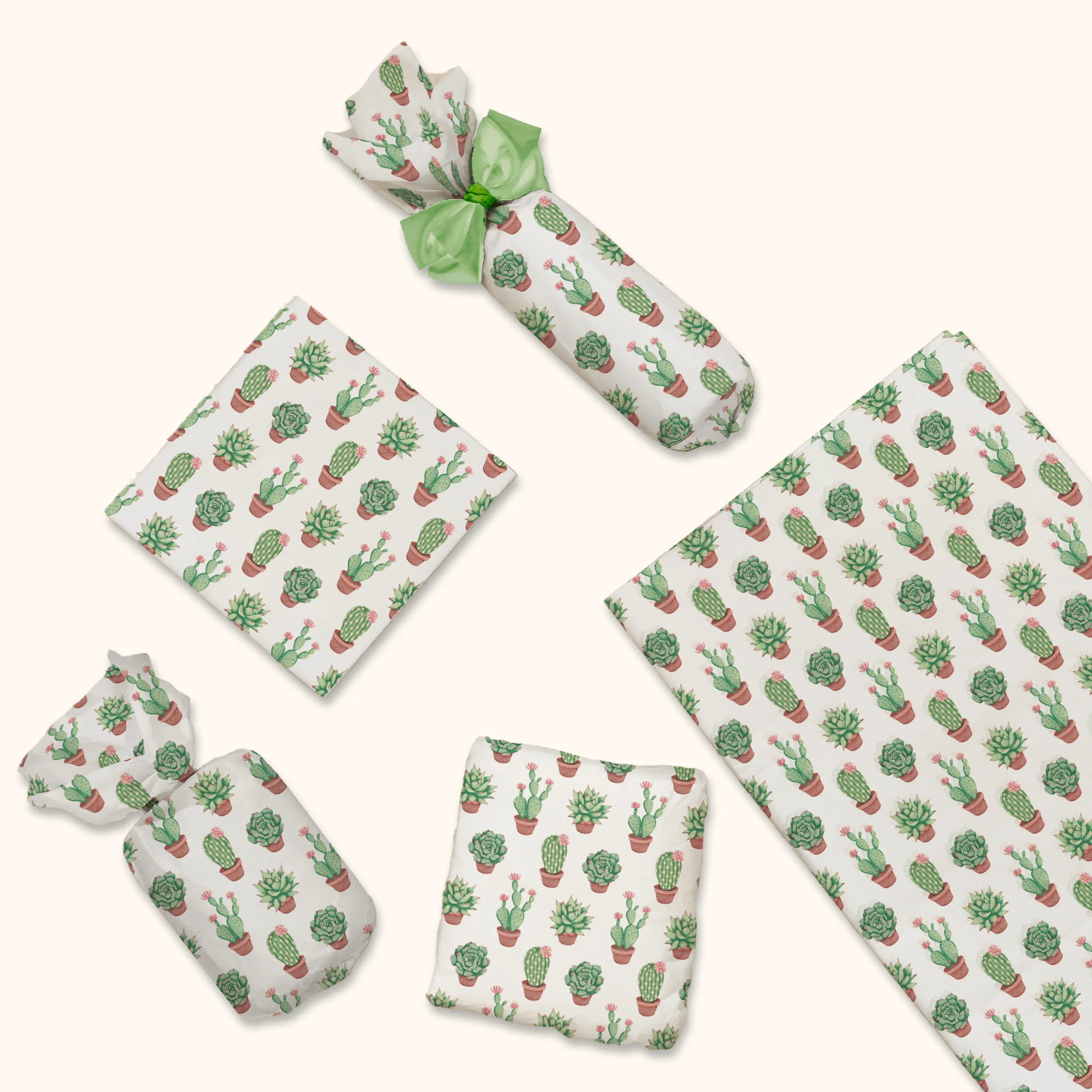 Succulents Tissue Paper for Gift Bags