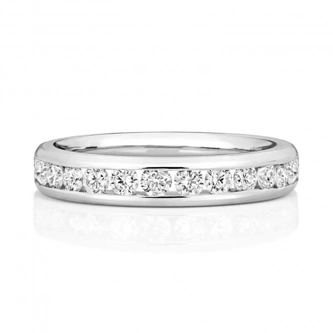 Wedding Band 18ct White Gold Diamond Eternity Ring WQ262W